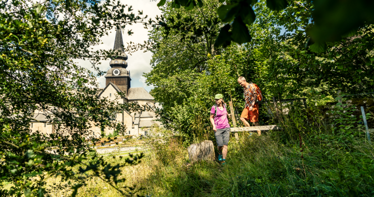 Hikers in West Sweden