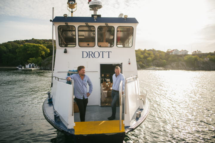 Boat at Gunnars båtturer. 