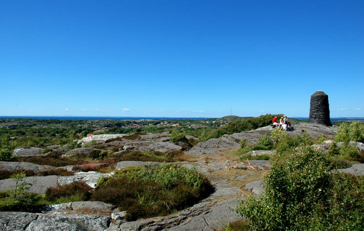 Utsikt från Valfjäll, högsta punkten på Sydkoster