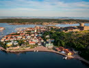 Drone photo over Marstrand