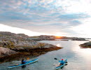 Kayak in the archipelago of Bohuslän