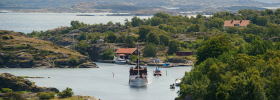 Passenger boat in the archipelago of Bohuslän