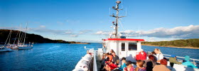 Onboard the Koster ferry.