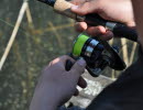 Close up at fishing rod