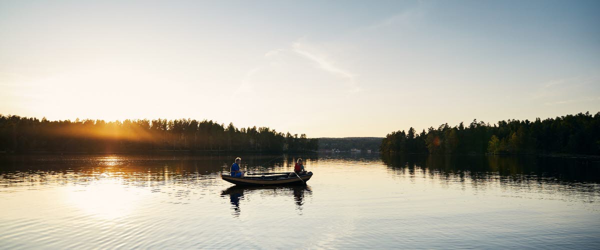 Fiske på Dalslands kanal.